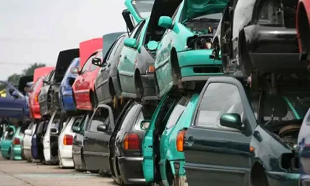 car scrap yard